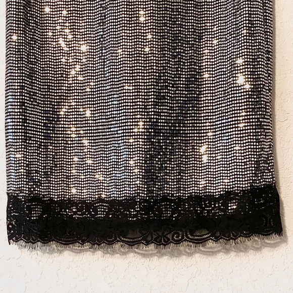 🖤Zara Sequin Stretchy Pencil Skit - Picture 7 of 13